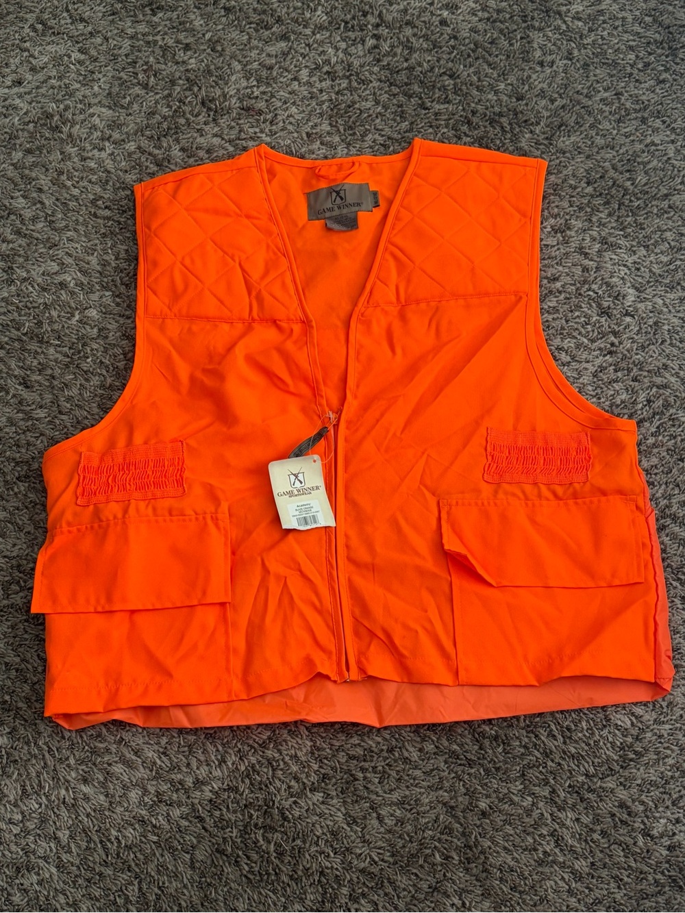 Game Winner Bright Orange Hunting Vest XL/2XL